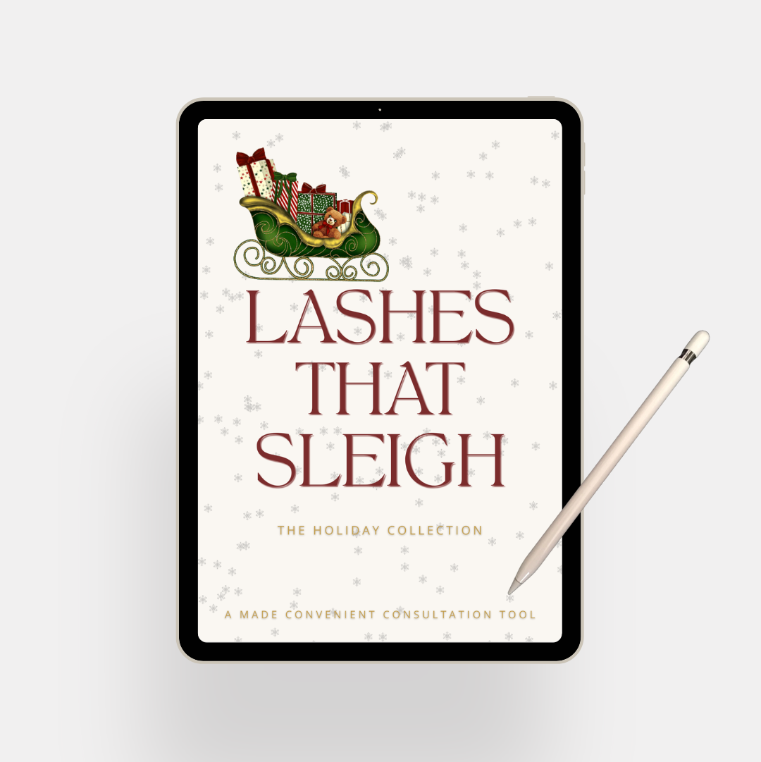 Lashes That Sleigh Style Guide Editable Template (Canva)