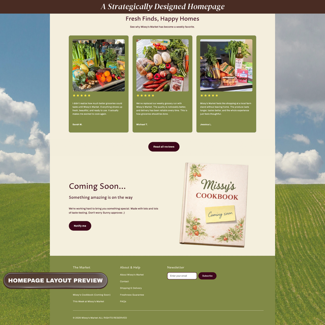 Missy's Market Shopify Theme