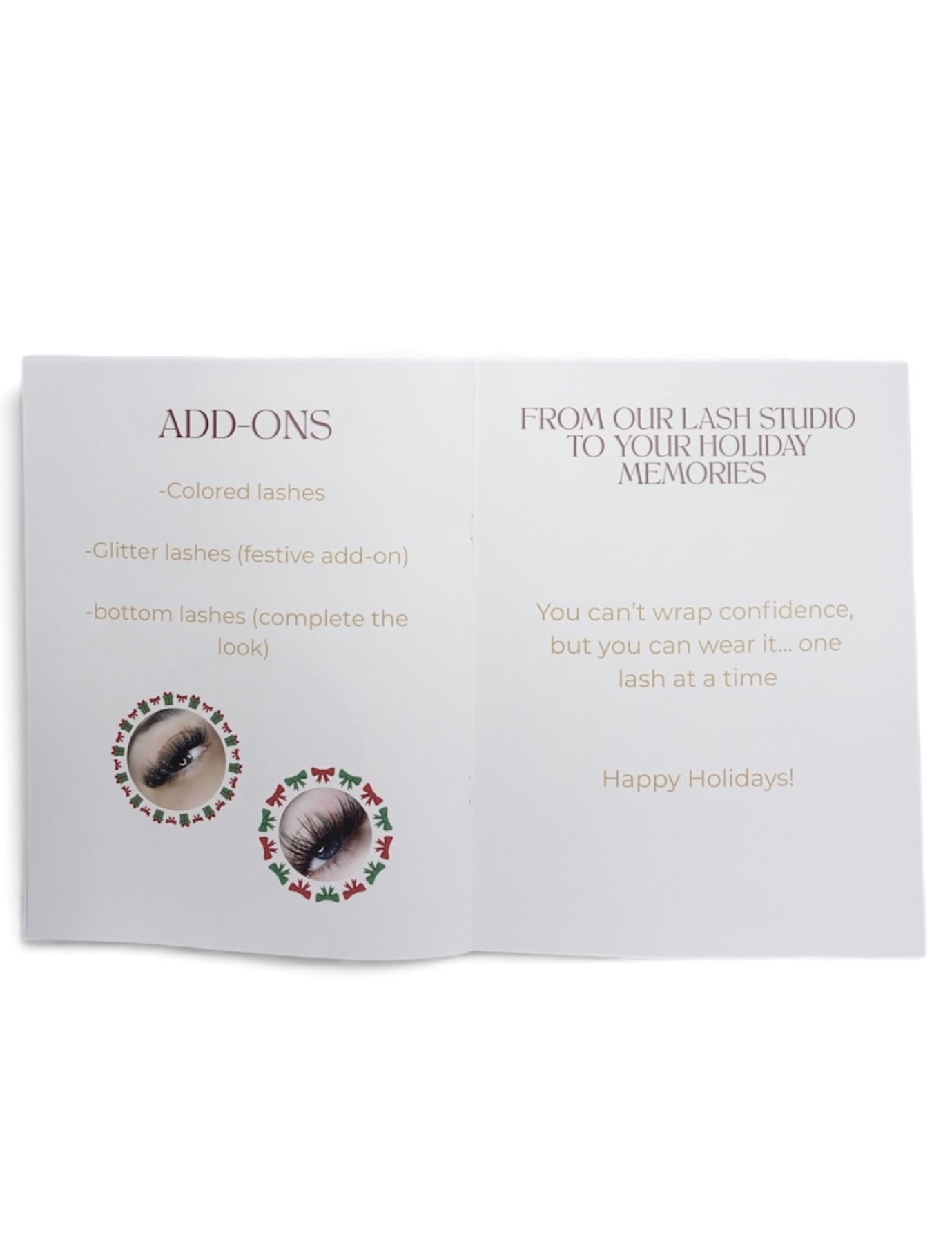 Lashes That Sleigh- Holiday Lash Style Magazine Guide For Clients