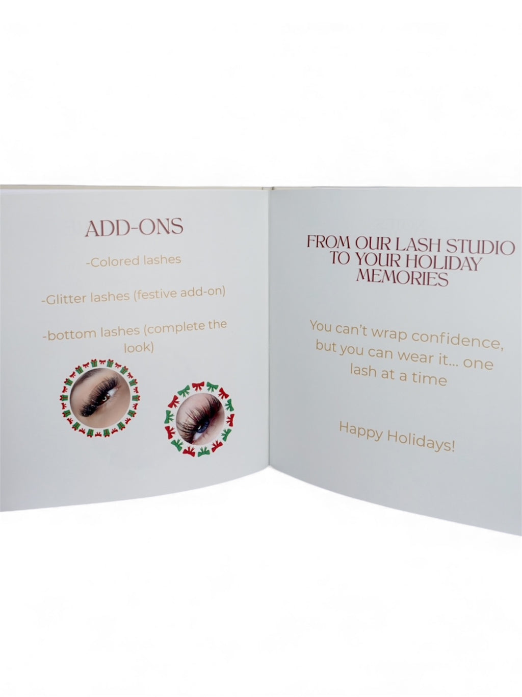 Lashes That Sleigh- Premium Hardcover Lash Style Guide