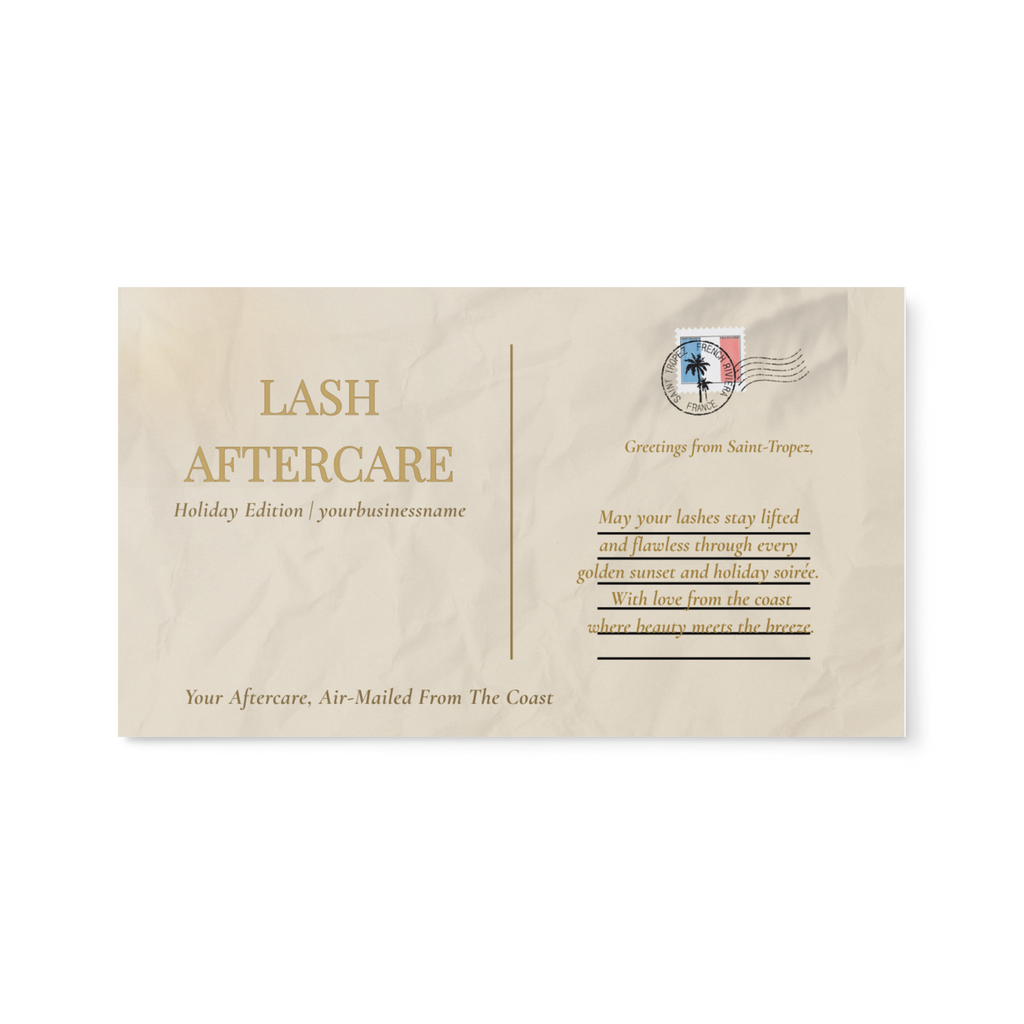 Holiday Lash Aftercare Cards World Tour