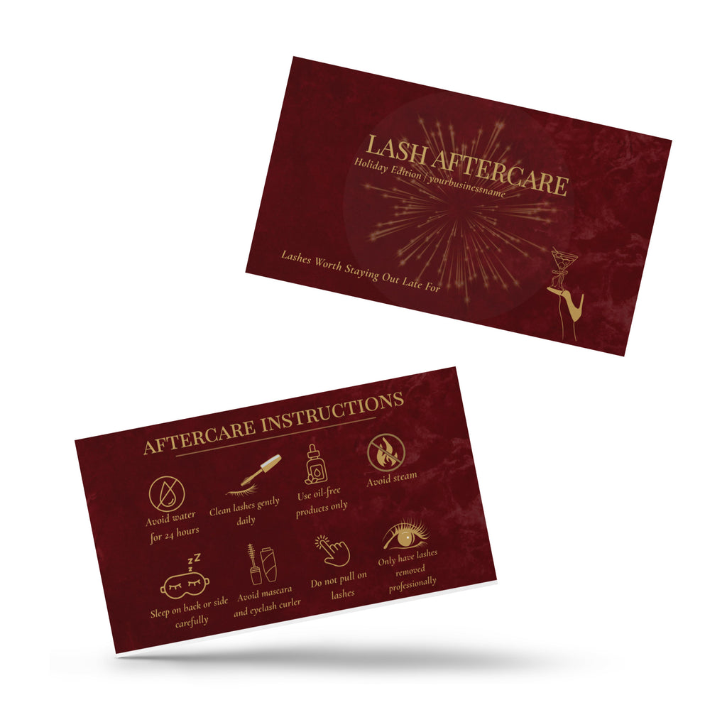 Holiday Lash Aftercare Cards World Tour
